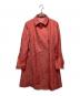 Aquascutum (アクアスキュータム) リネン混ライトコート レッド サイズ:8：5000円