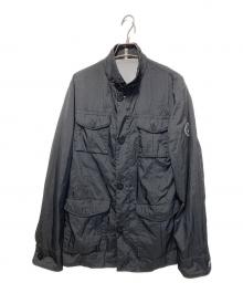 ARMANI JEANS（アルマーニジーンズ）の古着「アームワッペンミリタリージャケット」｜ブラック