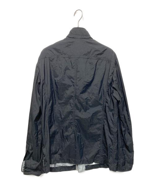 ARMANI JEANS（アルマーニジーンズ）ARMANI JEANS (アルマーニジーンズ) アームワッペンミリタリージャケット ブラック サイズ:48の古着・服飾アイテム