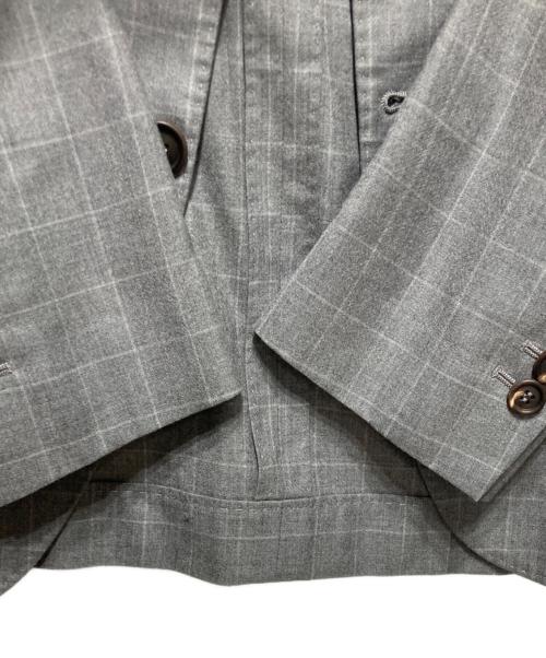 BRUNELLO CUCINELLI（ブルネロクチネリ）BRUNELLO CUCINELLI (ブルネロクチネリ) ウールセットアップスーツ グレー サイズ:46の古着・服飾アイテム