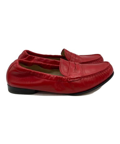 Salvatore Ferragamo（サルヴァトーレ フェラガモ）Salvatore Ferragamo (サルヴァトーレ フェラガモ) ローファー レッド サイズ:6　1/2の古着・服飾アイテム