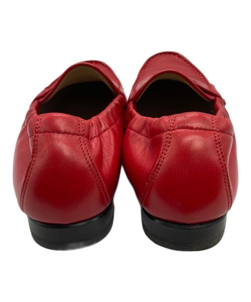 Salvatore Ferragamo（サルヴァトーレ フェラガモ）Salvatore Ferragamo (サルヴァトーレ フェラガモ) ローファー レッド サイズ:6　1/2の古着・服飾アイテム