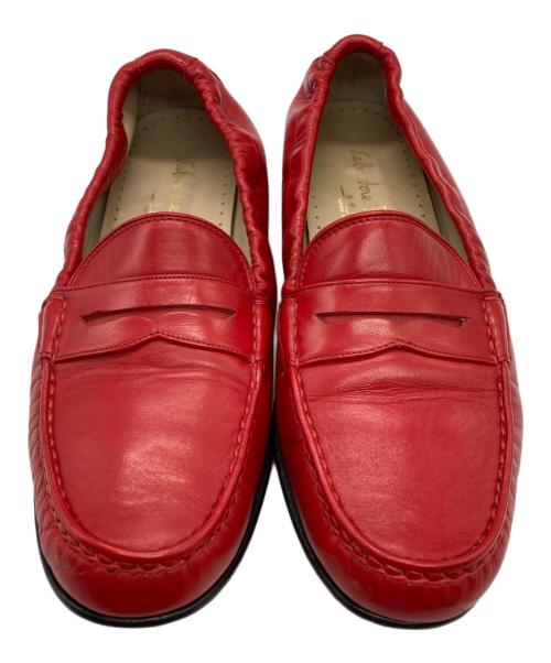 Salvatore Ferragamo（サルヴァトーレ フェラガモ）Salvatore Ferragamo (サルヴァトーレ フェラガモ) ローファー レッド サイズ:6　1/2の古着・服飾アイテム