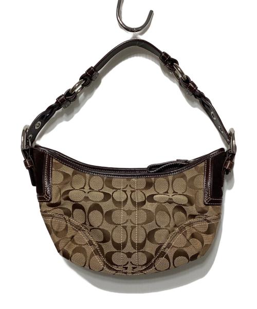 COACH（コーチ）COACH (コーチ) ワンショルダーバッグ ベージュの古着・服飾アイテム