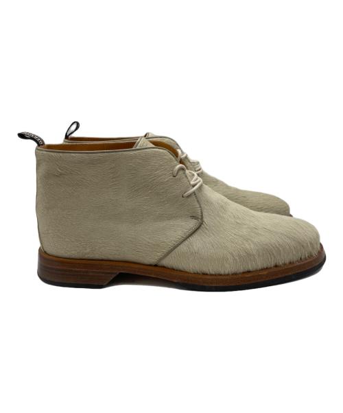 HERMES（エルメス）HERMES (エルメス) チャッカーブーツ ベージュ サイズ:40　1/2の古着・服飾アイテム