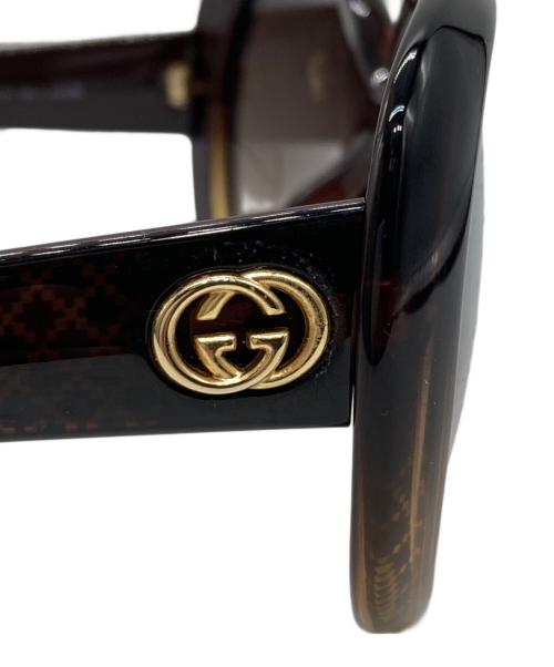 GUCCI（グッチ）GUCCI (グッチ) サングラス ブラウン サイズ:59□17-135の古着・服飾アイテム