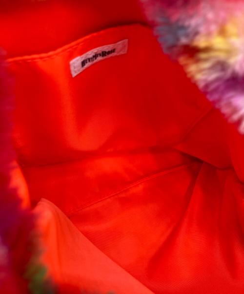 HEY! Mrs ROSE（ヘイ！ミセスローズ)）HEY! Mrs ROSE (ヘイ！ミセスローズ)) ファーハンドバッグ レッドの古着・服飾アイテム