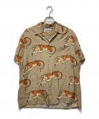 WACKO MARIAワコマリア）の古着「S/S HAWAIIAN SHIRT/ハワイアンシャツ」｜ベージュ