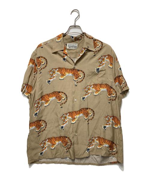 WACKO MARIA（ワコマリア）WACKO MARIA (ワコマリア) S/S HAWAIIAN SHIRT/ハワイアンシャツ ベージュ サイズ:Ｌの古着・服飾アイテム