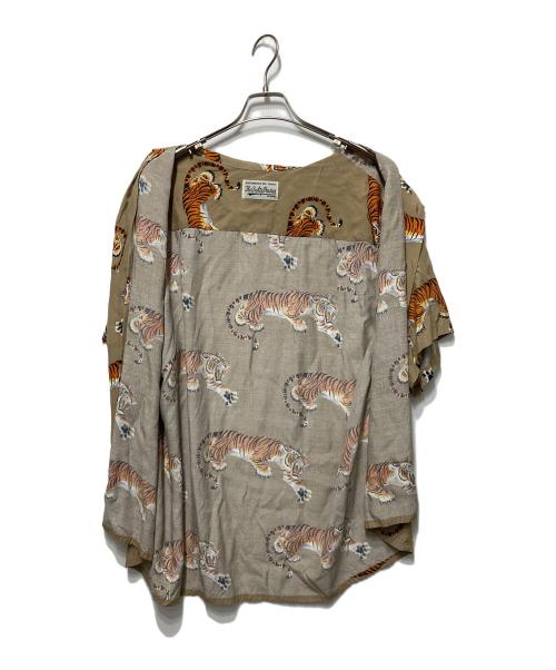 WACKO MARIA（ワコマリア）WACKO MARIA (ワコマリア) S/S HAWAIIAN SHIRT/ハワイアンシャツ ベージュ サイズ:Ｌの古着・服飾アイテム