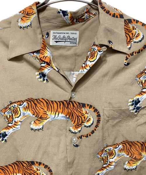 WACKO MARIA（ワコマリア）WACKO MARIA (ワコマリア) S/S HAWAIIAN SHIRT/ハワイアンシャツ ベージュ サイズ:Ｌの古着・服飾アイテム
