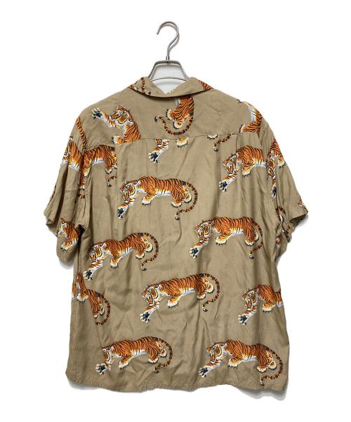 WACKO MARIA（ワコマリア）WACKO MARIA (ワコマリア) S/S HAWAIIAN SHIRT/ハワイアンシャツ ベージュ サイズ:Ｌの古着・服飾アイテム