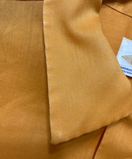ARROW（アロー）ARROW (アロー) 60'Sオープンカラーシャツ オレンジ サイズ:Ｌの古着・服飾アイテム