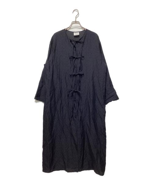 YUNI（ユニ）YUNI (ユニ) シャツワンピース ネイビー サイズ:FREEの古着・服飾アイテム