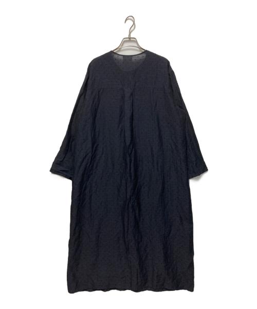 YUNI（ユニ）YUNI (ユニ) シャツワンピース ネイビー サイズ:FREEの古着・服飾アイテム