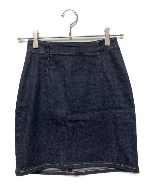 Calvin Klein（カルバンクライン）Calvin Klein (カルバンクライン) デニムミニスカート インディゴ サイズ:W25の古着・服飾アイテム