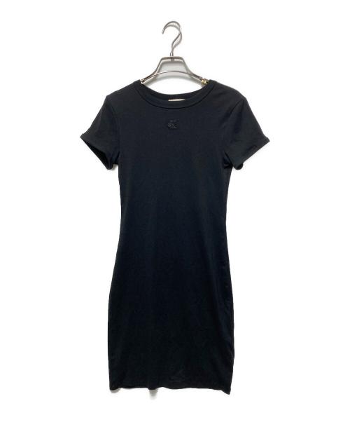 Calvin Klein（カルバンクライン）Calvin Klein (カルバンクライン) ミニワンピース ブラック サイズ:XSの古着・服飾アイテム
