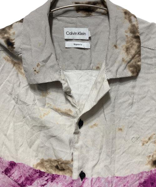 Calvin Klein（カルバンクライン）Calvin Klein (カルバンクライン) グラフィックシャツ マルチカラー サイズ:Sの古着・服飾アイテム