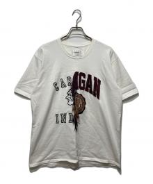 doublet（ダブレット）の古着「double faced embroidery t-shirt」｜ホワイト