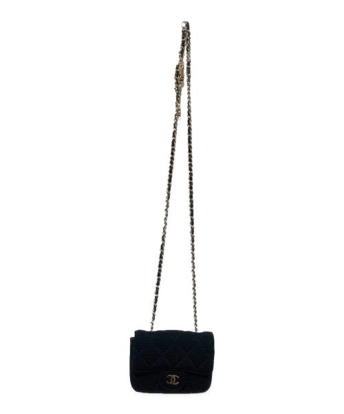 CHANEL（シャネル）CHANEL (シャネル) ミニミニマトラッセ チェーンショルダーポーチ ブラックの古着・服飾アイテム