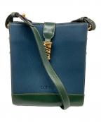 LOEWEロエベ）の古着「ツイストショルダーバッグ」｜グリーン