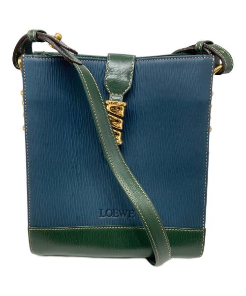 LOEWE（ロエベ）LOEWE (ロエベ) ツイストショルダーバッグ グリーンの古着・服飾アイテム