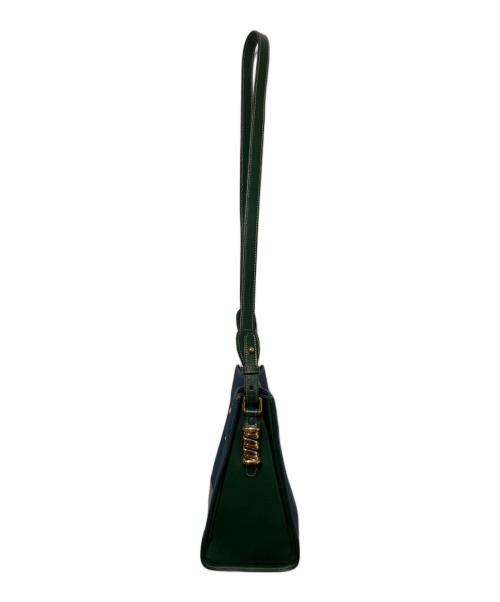 LOEWE（ロエベ）LOEWE (ロエベ) ツイストショルダーバッグ グリーンの古着・服飾アイテム