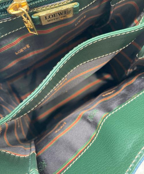 LOEWE（ロエベ）LOEWE (ロエベ) ツイストショルダーバッグ グリーンの古着・服飾アイテム