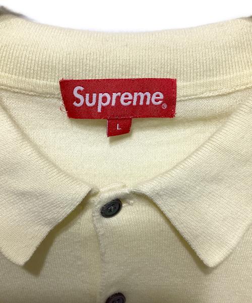 SUPREME（シュプリーム）SUPREME (シュプリーム) ニットポロシャツ イエロー サイズ:Lの古着・服飾アイテム