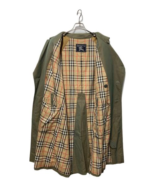 Burberry's（バーバリーズ）Burberry's (バーバリーズ) 玉虫色トレンチコート グリーン サイズ:不明の古着・服飾アイテム