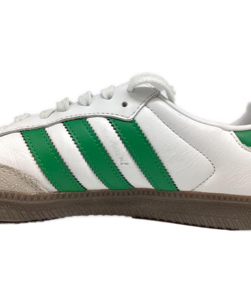 adidas（アディダス）adidas (アディダス) SAMBAローカットスニーカー ホワイト×グリーン サイズ:26.5の古着・服飾アイテム