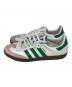 adidas (アディダス) SAMBAローカットスニーカー ホワイト×グリーン サイズ:26.5：7000円