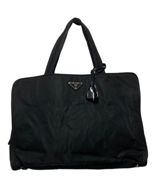 PRADA（プラダ）PRADA (プラダ) ブリーフケース ブラックの古着・服飾アイテム