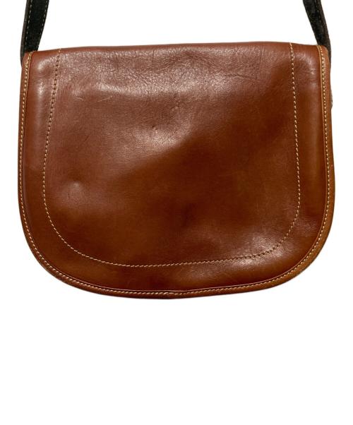 LOEWE（ロエベ）LOEWE (ロエベ) オールドアナグラムショルダーバッグ ブラウン×グリーンの古着・服飾アイテム