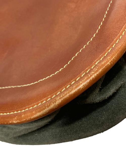 LOEWE（ロエベ）LOEWE (ロエベ) オールドアナグラムショルダーバッグ ブラウン×グリーンの古着・服飾アイテム