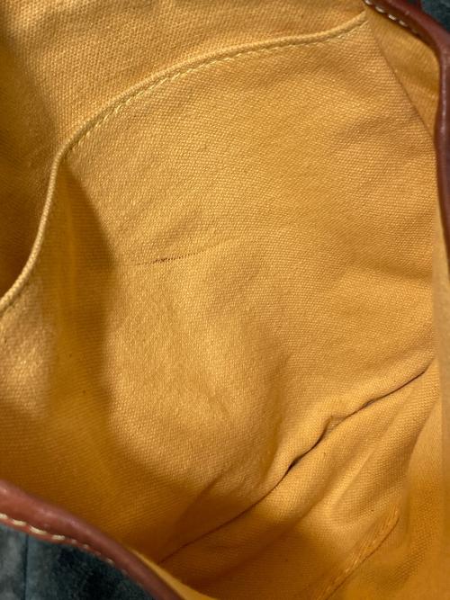 LOEWE（ロエベ）LOEWE (ロエベ) オールドアナグラムショルダーバッグ ブラウン×グリーンの古着・服飾アイテム