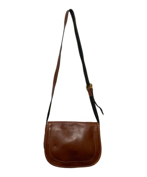 LOEWE（ロエベ）LOEWE (ロエベ) オールドアナグラムショルダーバッグ ブラウン×グリーンの古着・服飾アイテム