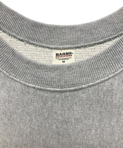 BARNS OUTFITTERS（バーンズアウトフィッターズ）BARNS OUTFITTERS (バーンズアウトフィッターズ) プリントスウェット グレー サイズ:Mの古着・服飾アイテム