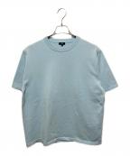 PLSTプラステ）の古着「ウォッシャブルニットTシャツ」｜ブルー