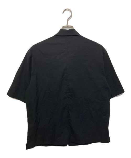 PLST（プラステ）PLST (プラステ) ショートスリーブシャツ ブラック サイズ:Ｍの古着・服飾アイテム
