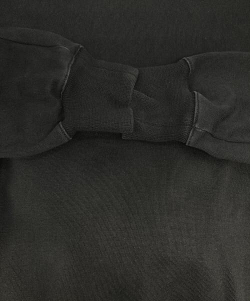 RICK OWENS（リックオウエンス）RICK OWENS (リックオウエンス) カットソーフーデッドパーカー ブラック サイズ:Ｓの古着・服飾アイテム