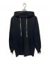RICK OWENS（リックオウエンス）の古着「カットソーフーデッドパーカー」｜ブラック