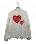 中古・古着 HUMAN MADE (ヒューマンメイド) LONG SLEEVE DOUBLE HEART T SHIRT ホワイト サイズ:L：5000円
