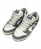 NIKE SB×Yuto Horigomeナイキエスビー×堀米 雄斗）の古着「Dunk Low Pro QS "Wolf Grey」｜ホワイト