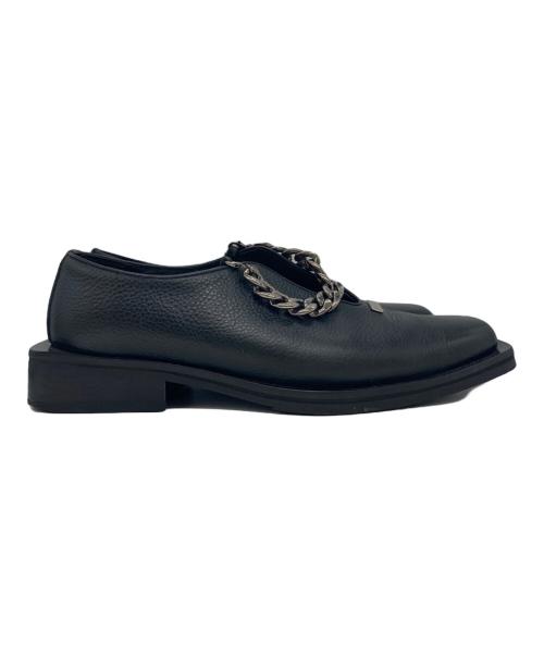 SONSHINBAL（ソンシンバル）SONSHINBAL (ソンシンバル) MIKAKGE SHIN Open Slit Chain Slip-on ブラック サイズ:25の古着・服飾アイテム