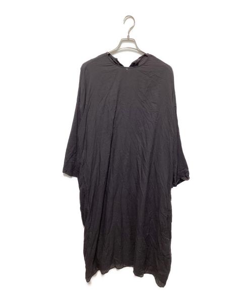 Curensology（カレンソロジー）Curensology (カレンソロジー) カディコットンワンピース ブラウン サイズ:Fの古着・服飾アイテム
