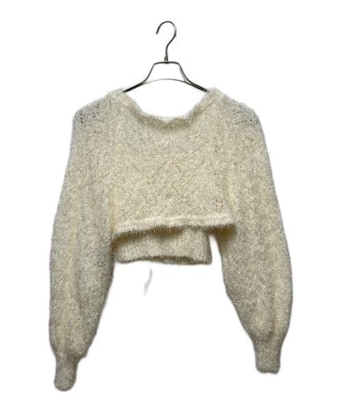 Snidel（スナイデル）Snidel (スナイデル) ボレロニットSET ベージュ サイズ:freeの古着・服飾アイテム
