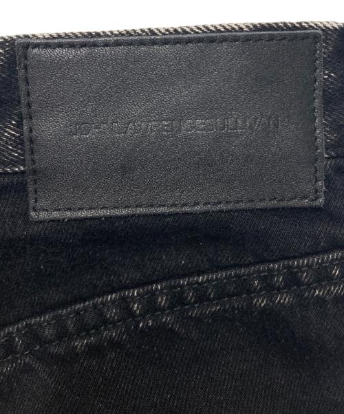 JOHN LAWRENCE SULLIVAN（ジョン ローレンス サリバン）JOHN LAWRENCE SULLIVAN (ジョン ローレンス サリバン) WASHED DENIM LAYERED PANT ブラック サイズ:44の古着・服飾アイテム