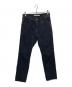 JOHN LAWRENCE SULLIVAN（ジョン ローレンス サリバン）の古着「WASHED DENIM LAYERED PANT」｜ブラック