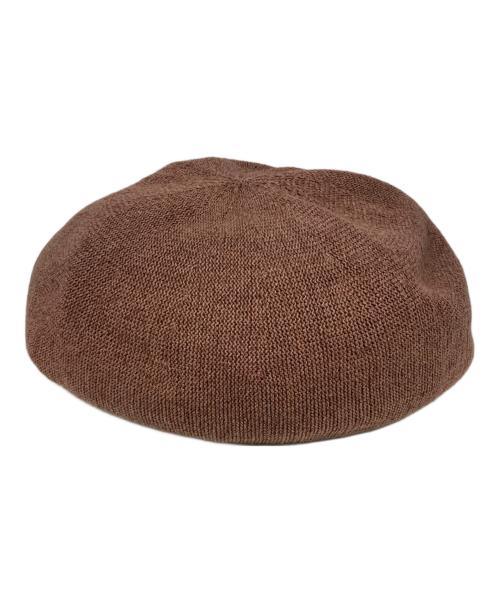 THE H.W.DOG&CO.（エイチダブリュードッグアンドコー）THE H.W.DOG&CO. (エイチダブリュードッグアンドコー) ベレー帽 ブラウンの古着・服飾アイテム